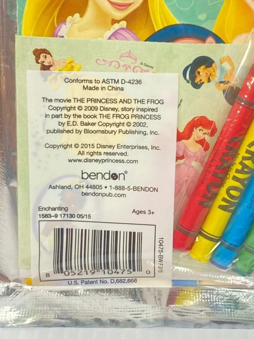 Disney Princesses Play Pack Grab & Go NEW Coloring Book Stickers Crayons